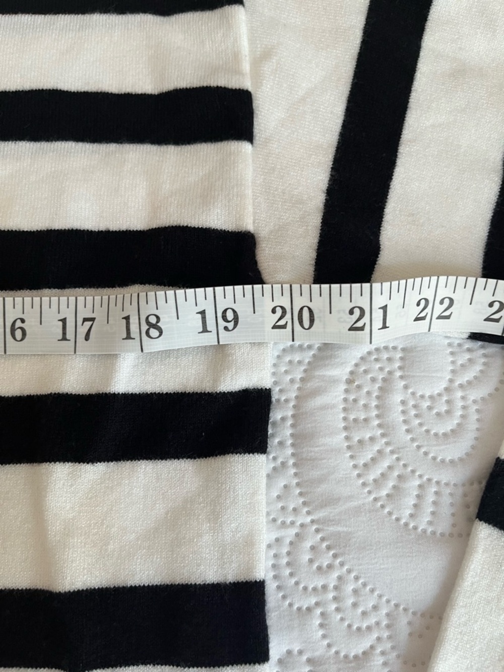 Vila Milano Striped Boatneck Button-Shoulder Sweater - White/Black Super Soft - Picture 5 of 10